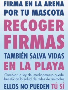 El Colegio de Veterinarios de Málaga, AMVEAC y AEMAVE llevarán a las playas la recogida de firmas de la ILP del Medicamento Veterinario