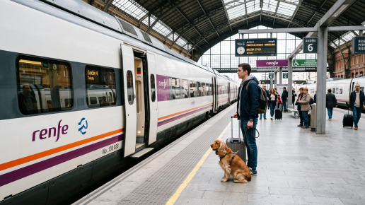 La RSCE tilda de histórica la decisión de Renfe de permitir viajar con perros de hasta 40 kilos tras años de reivindicación