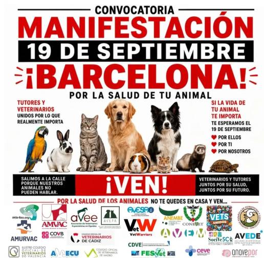 Nueva demostración veterinaria en Barcelona el 19 de septiembre
