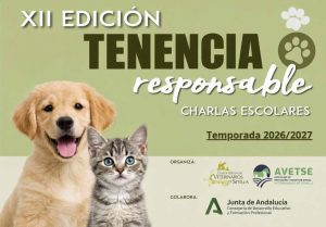 XII Temporada de Charlas de “Tenencia Responsable de Animales”. Curso 2026/27
