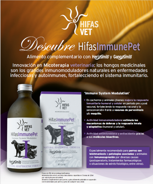 HIFAS IMMUNE PET: estudio de la seguridad y efectos a nivel clínico, hematológico y bioquímico asociados a la suplementación con beta glucanos de hongos durante seis meses