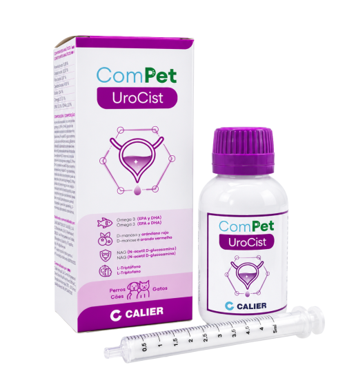 Calier lanza ComPet UroCist, un nuevo complemento nutricional para ayudar al correcto funcionamiento del sistema urinario de perros y gatos
