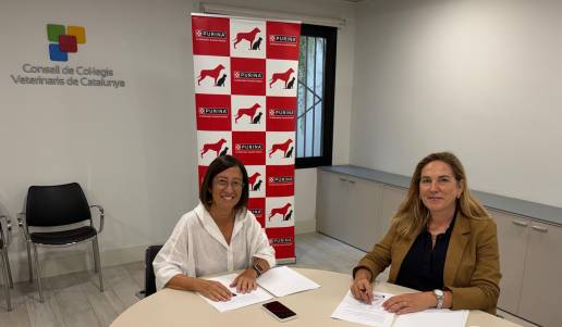 El Consell de Col·legis Veterinaris de Catalunya y Nestlé Purina firman un acuerdo para impulsar el bienestar animal y la tenencia responsable