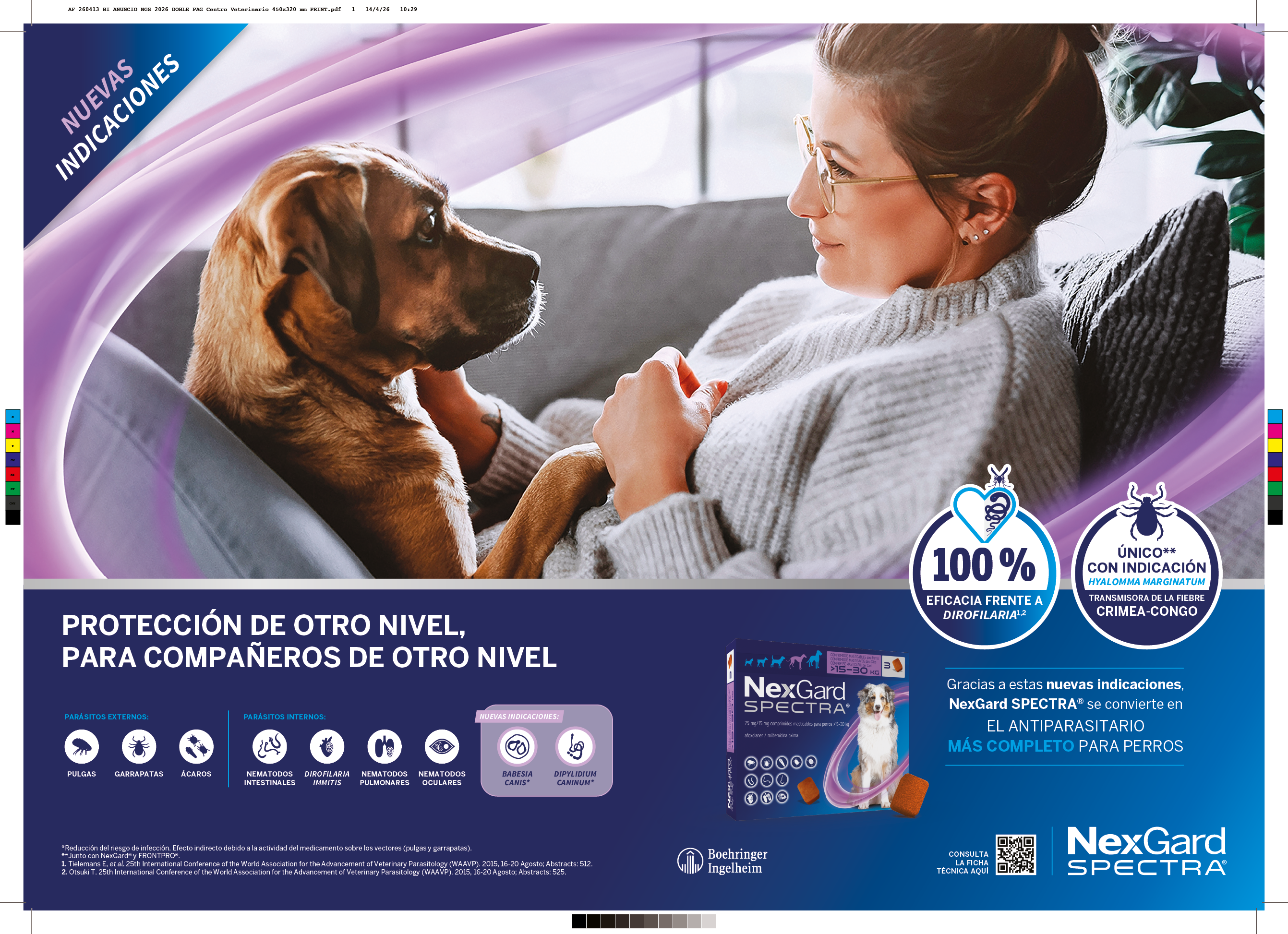 2025 Global NexGard SPECTRA® Veterinarian Trade Ads for Country Localisation