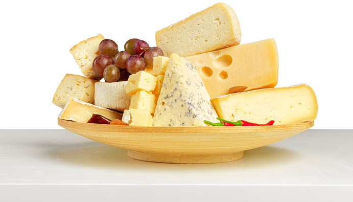 Delicious cheese on the table