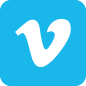 Social media icon illustration vimeo. Vimeo Icon. Vector illustration