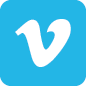 Social media icon illustration vimeo. Vimeo Icon. Vector illustration